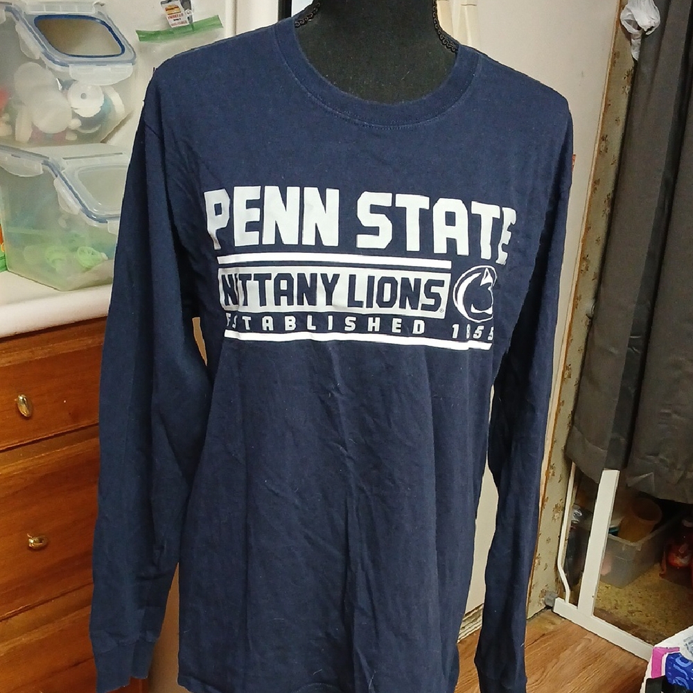 Russell Athletic Navy Long Sleeve Tee Medium